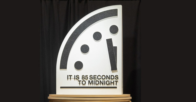 지구 종말 시계, 자정에 한 발짝 더 가까워져