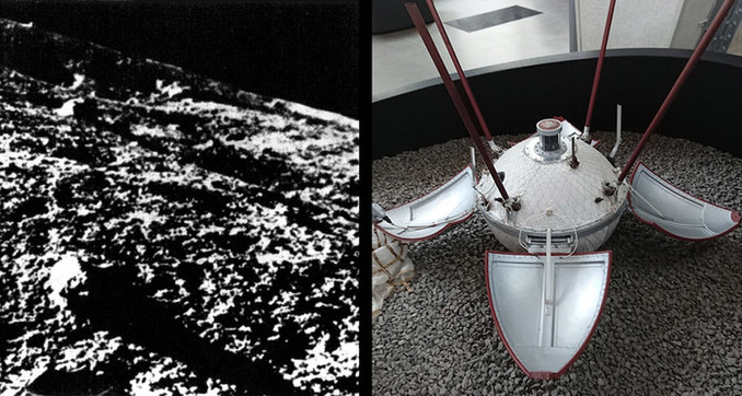 60년 전 루나 9호 달 착륙 지점 발견